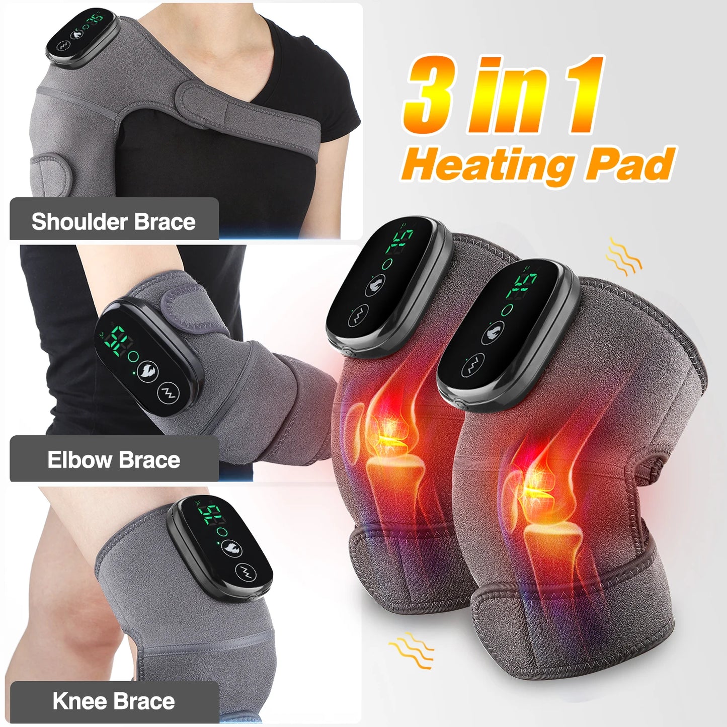 Thermal Massager 3 in 1 Shoulder Knee Elbow