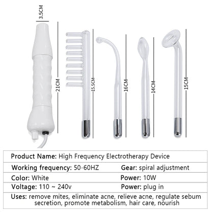 High Frequency Facial Machine Electrotherapy